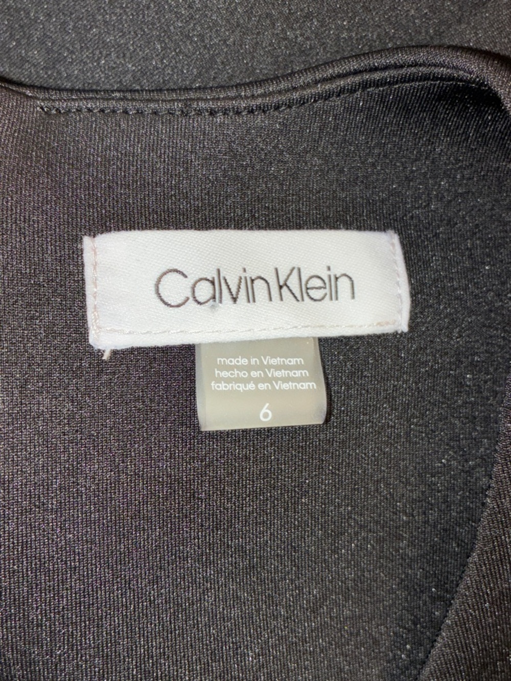 NWT Calvin Klein Black Leopard Scuba style Sheath Dress with Leopard Trim - Picture 8 of 15